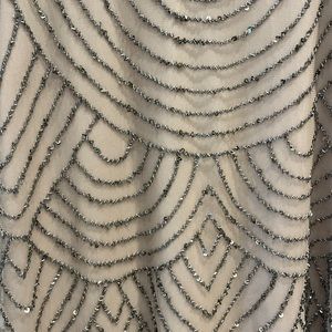 Adrianna Papell Blouson beaded dress